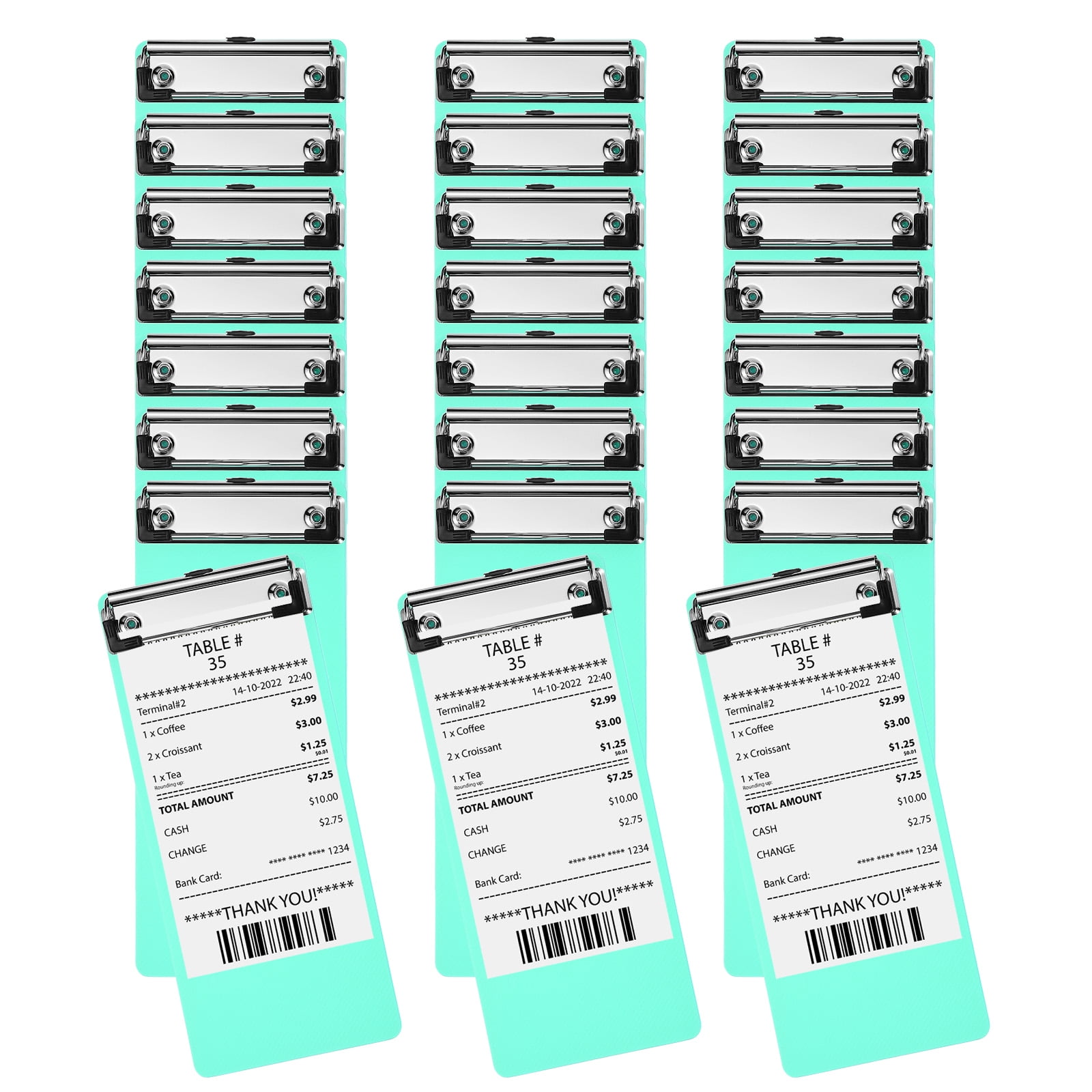 Uxcell Clipboards Letter Size Plastic Clear Hanging Clipboard 8.5"x11" A4 Home
