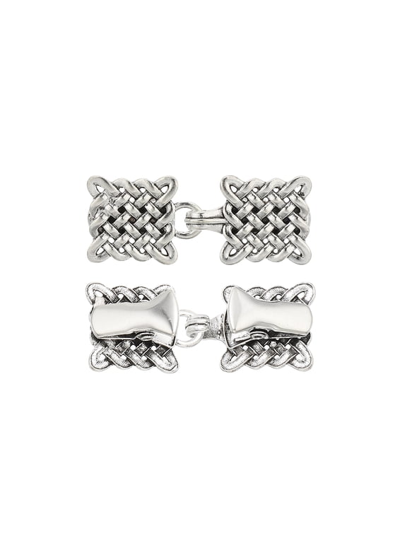 Cloak Clasp, 2Pcs Alloy Sweater Clips Retro Cardigan Buckles, Style 4