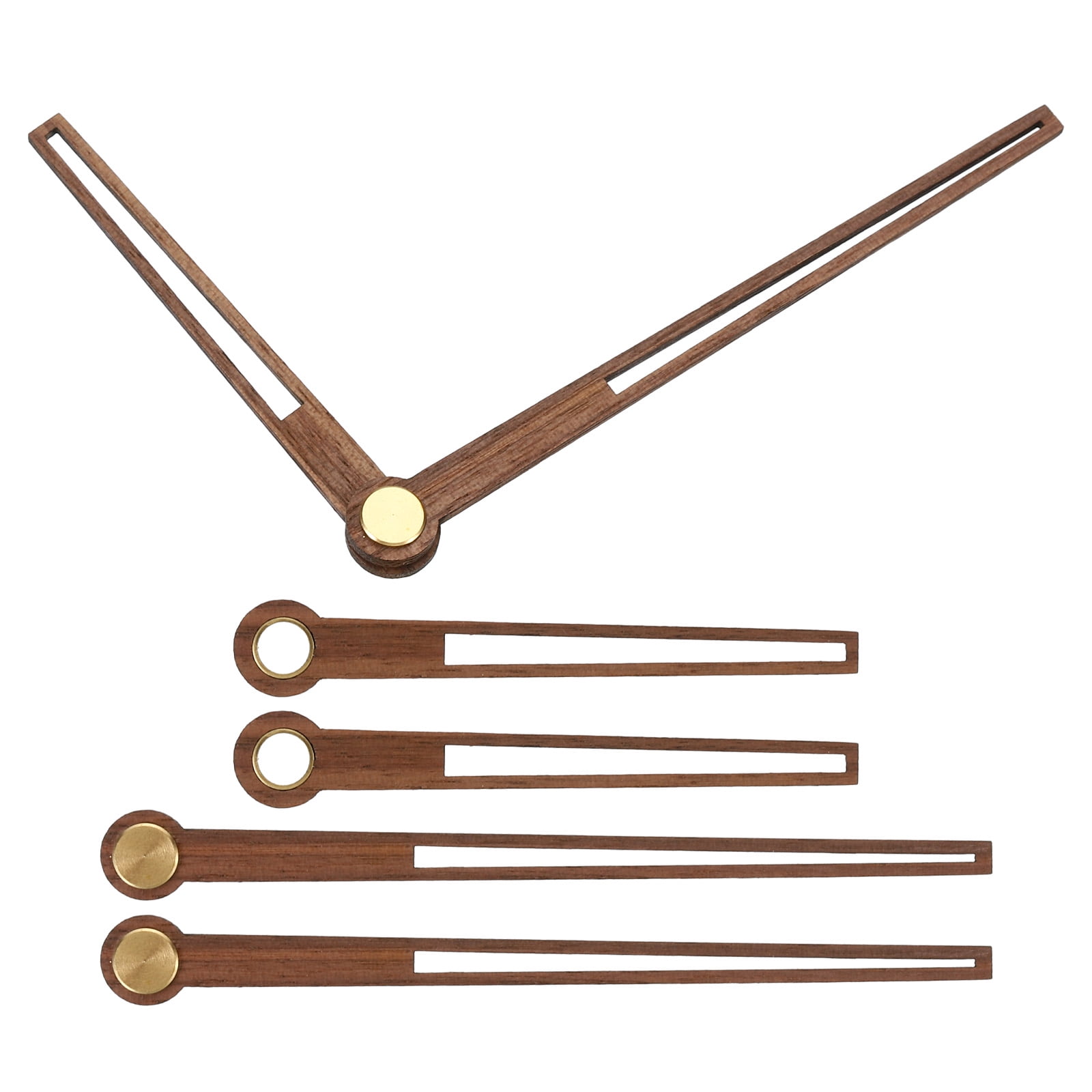 Uxcell Clock Hands Kit, 3 Set Wooden Clock Mechanism Movement Wall