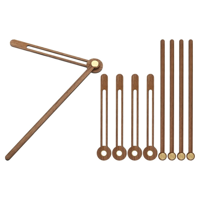 Uxcell Clock Hands Kit, Set Wooden Clock Mechanism Movement Wall