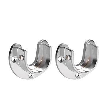 Uxcell Zinc Alloy Oval Closet Rod End Supports...