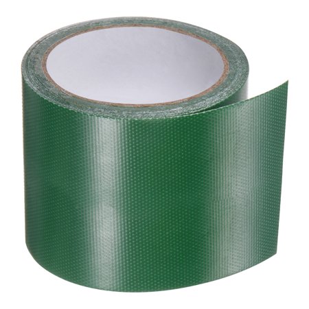 Uxcell Cloth Repairing Tarpaulin Tape, 3.15"x14.6ft Universal Waterproof Awning Repair Tape Dark Green