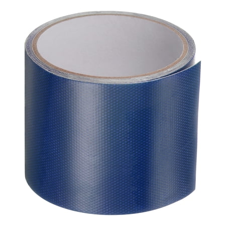 Uxcell Cloth Repairing Tarpaulin Tape, 3.15"x6.6ft Universal Waterproof Awning Repair Tape Blue