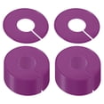 thumbnail image 1 of Uxcell Clothes Dividers, Closet Clothing Rack Dividers Blank Round Separator, Purple 30 Pack, 1 of 5