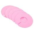 thumbnail image 1 of Uxcell Clothes Dividers, Closet Clothing Rack Size Dividers Blank Round Separator, Pink 6 pack, 1 of 5