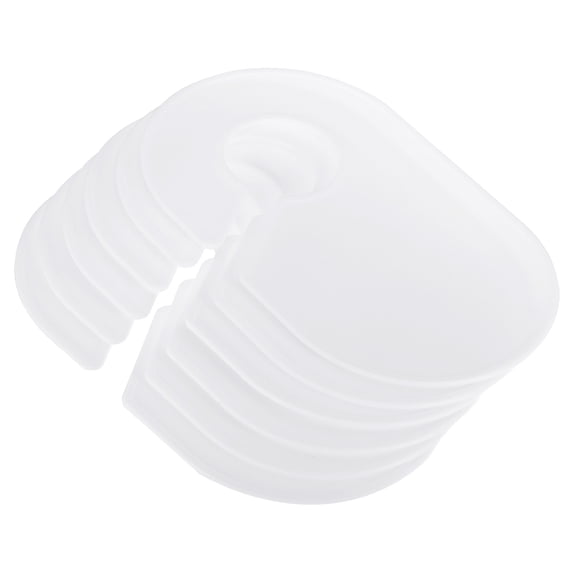 Uxcell Clothes Dividers, Closet Clothing Rack Size Dividers Rectangular Separator, White 12 Pack