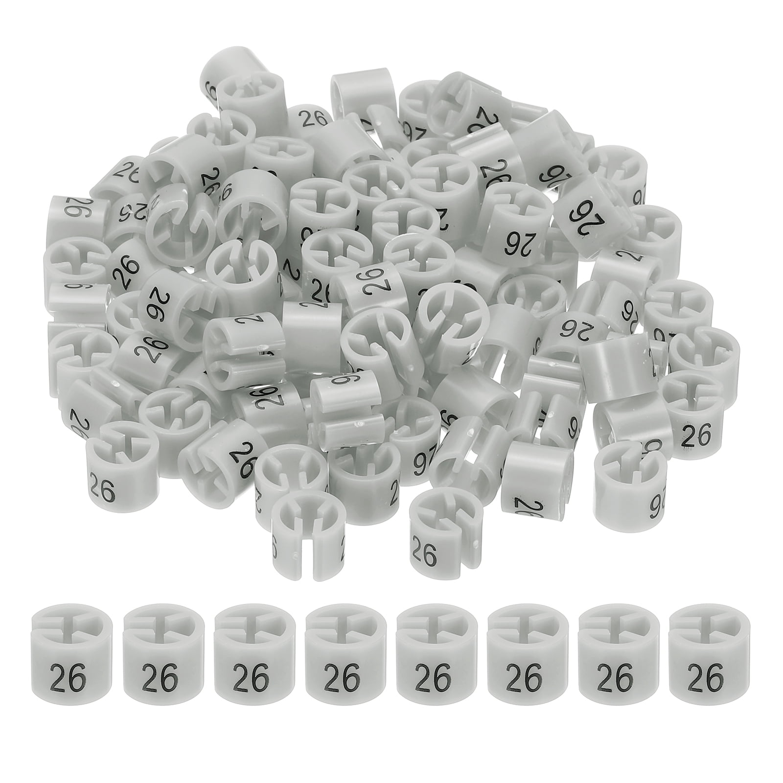 Clothes Hanger Markers Number 26 Tags Garment Size Tag Hanger Clips ...