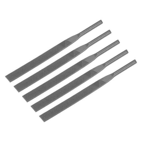 Uxcell Coarse Tooth 5mmx125mm Flat File Grinding Tool Pneumatic Air File 5in1 Set