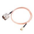 thumbnail image 1 of Uxcell Coax Extension Cable 50 Ohm 4 Feet SMA Male to N Male RG316 Jumper Cable, 1 of 5