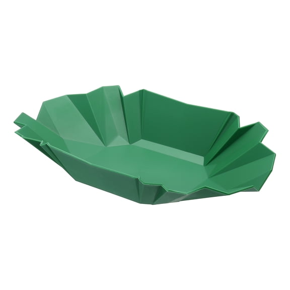 Uxcell Coffee Beans Sample Tray, 260g Coffee Beans Display Dish Reusable Plastic Sample Weighing Tray Storage Container for Home Cafe Exhibition Weighing and Displaying, Green