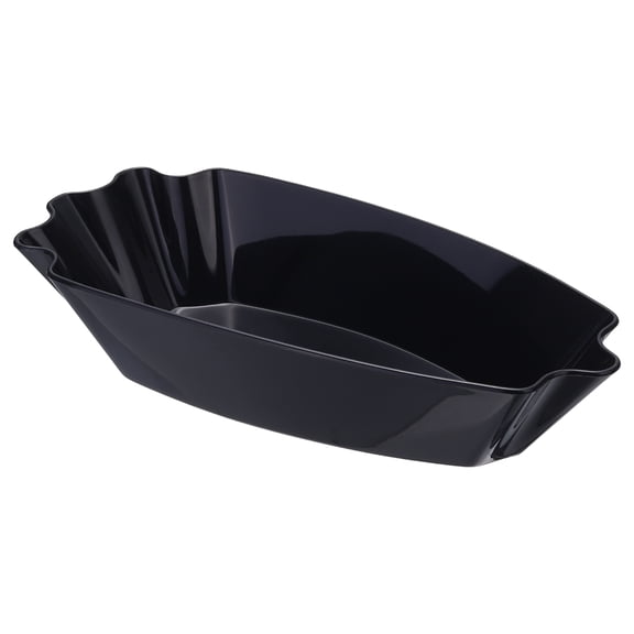 Uxcell Coffee Beans Sample Tray, 400g Coffee Beans Display Dish Reusable Plastic Sample Weighing Tray Storage Container for Home Cafe Exhibition Weighing and Displaying, Black