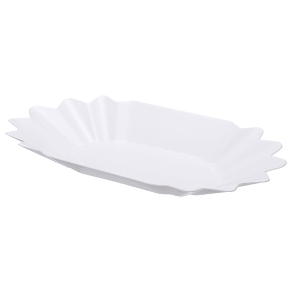 Uxcell Coffee Beans Sample Tray, 400g Coffee Beans Display Dish Reusable Plastic Sample Weighing Tray Storage Container for Home Cafe Exhibition Weighing and Displaying, Bright White