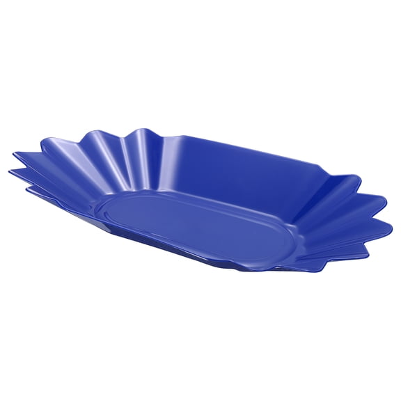 Uxcell Coffee Beans Sample Tray, 400g Coffee Beans Display Dish Reusable Plastic Sample Weighing Tray Storage Container for Home Cafe Exhibition Weighing and Displaying, Bright Blue