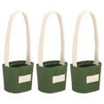 thumbnail image 1 of Uxcell Coffee Cup Sleeve, Water Bottle Holder with Handle Strap, Canvas Water Bottle Carrier Green 3Pack, 1 of 6