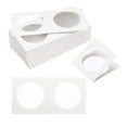 thumbnail image 1 of Uxcell Coin Flips, Cardboard Organize Coin Holder Paper Coin Holders White37mm, 1 of 7