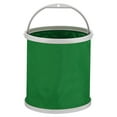 thumbnail image 1 of Uxcell Collapsible Fishing Bucket 11L (2.9 Gallons) Folding Bucket Foldable Water Container Green, 1 of 6