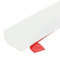 thumbnail image 1 of Uxcell Collapsible Shower Barrier, 118 x 1 x 0.6 Inch Water Splash Guard, White, 1 of 1