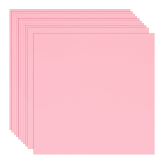 Uxcell Colored Cardstock Paper Origami Paper for Paper DIY Paper Painting Scrapbooking Paper Crafting Pink 6 x 6 inch