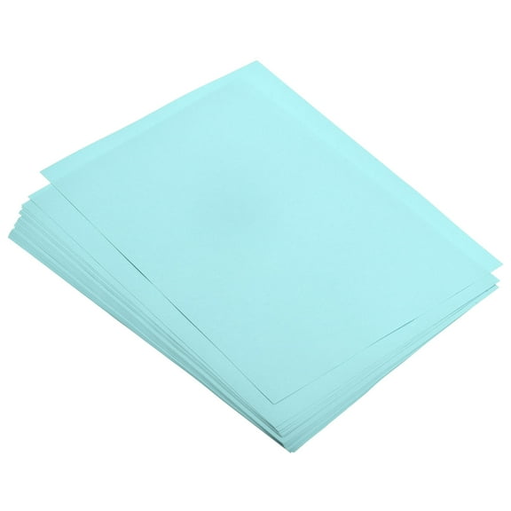 Uxcell 50 Sheets Colored Copy Paper for Office Printing Invitation Forms Art Projects Light Blue 8.5 x 11"