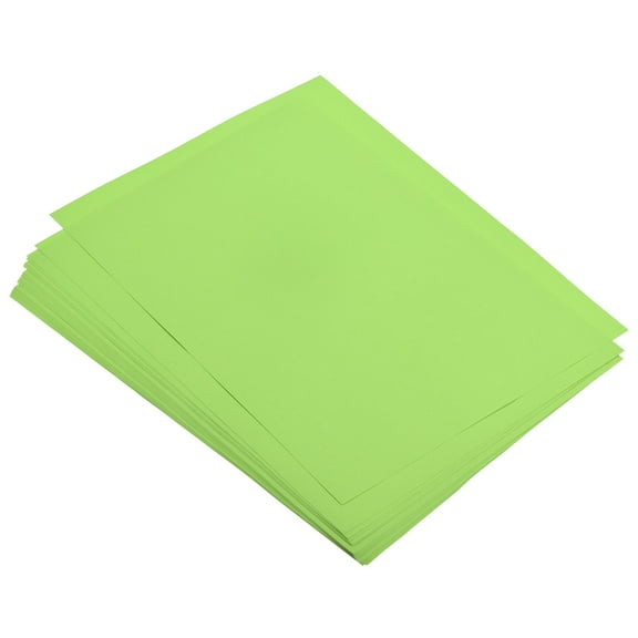 Uxcell Colored Copy Paper 8.3 x 11.7 inch 75gsm Fluorescent Green 25 Sheets