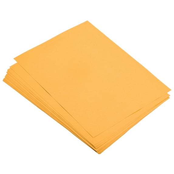 Uxcell Colored Copy Paper 8.3 x 11.7 Inch 75gsm Fluorescent Orange 25 Sheets