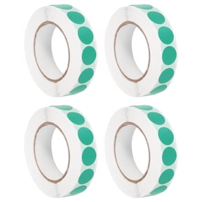 Uxcell 4 Roll 0.5" Colored Dot Stickers Adhesive Coding Label Forest Blue