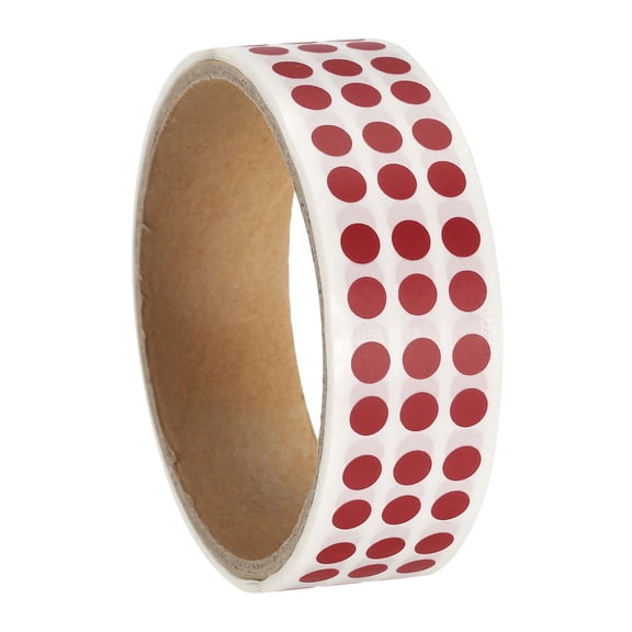 Uxcell Colored Dot Stickers Color Coding Blank Circle Labels Adhesive Round Price Stickers for Inventory Office Burnt Sienna
