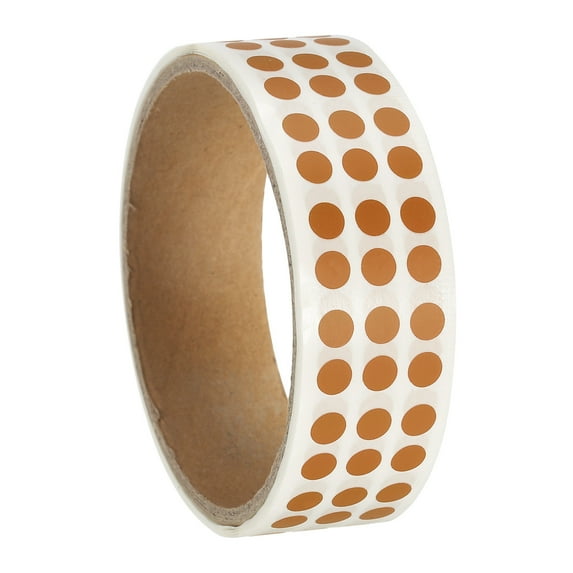Uxcell Colored Dot Stickers Color Coding Blank Circle Labels Adhesive Round Price Stickers for Inventory Office Copper