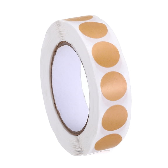 Uxcell Colored Dot Stickers, Color Coding Labels Blank Circle Stickers Adhesive Round Price Stickers Cowhide Color 1/2"
