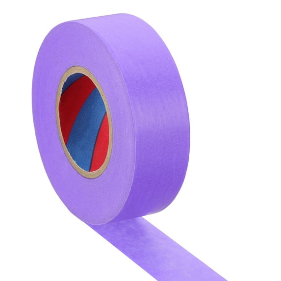 Uxcell Colored Masking Tape 1" x 55 Yards, Color Code Labeling Tape, Purple