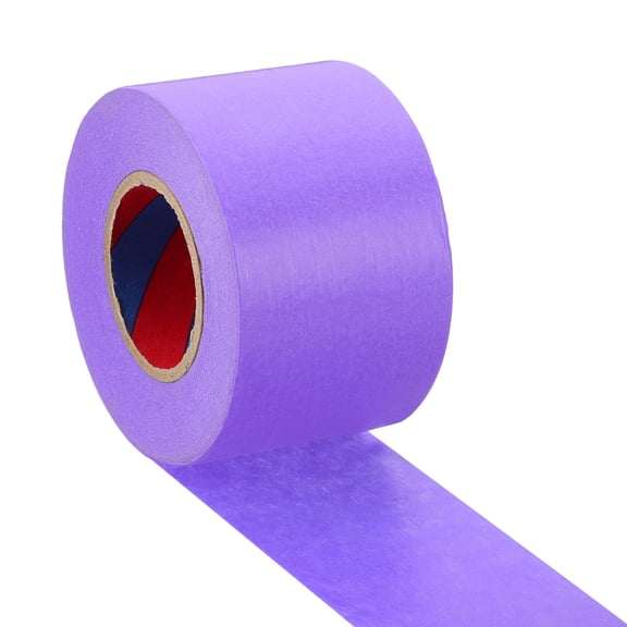 Uxcell Colored Masking Tape 2" x 55 Yards, Color Code Labeling Tape, Purple