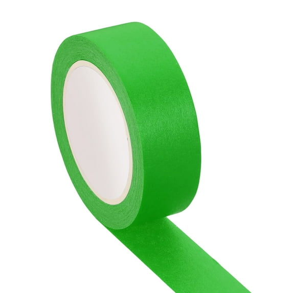 Uxcell Colored Masking Tape 9/16" x 11 Yards Color Code Labeling Tape Green