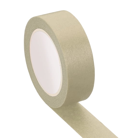 Uxcell Colored Masking Tape 9/16" x 11 Yards Color Code Labeling Tape Khaki
