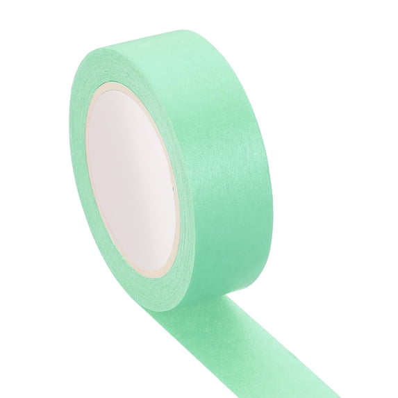 Uxcell Colored Masking Tape 9/16" x 11 Yards Color Code Labeling Tape Lake Green