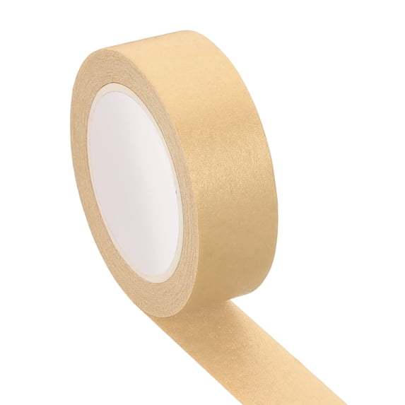 Uxcell Colored Masking Tape 9/16" x 11 Yards Color Code Labeling Tape Light Orange