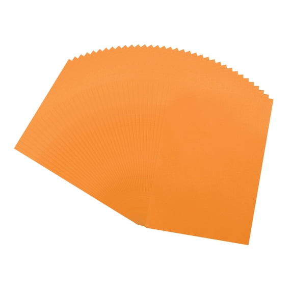 Uxcell Colored Vellum Paper, 100 Sheet Orange 5.9" x 8.3" Printable Vellum Paper