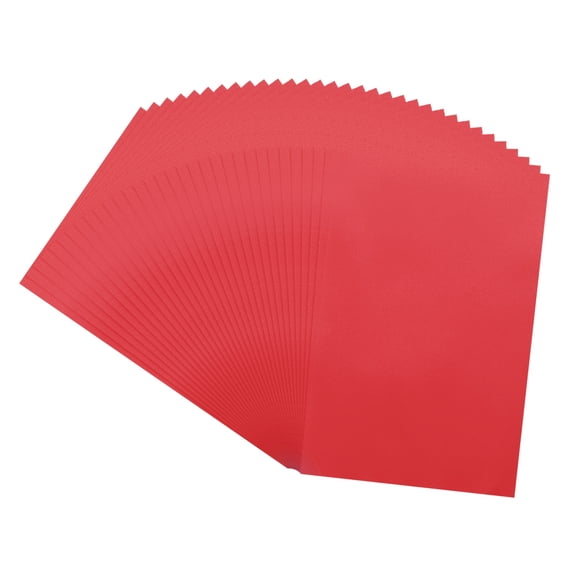 Uxcell Colored Vellum Paper, 100 Sheet Red 4" x 6" Printable Vellum Paper