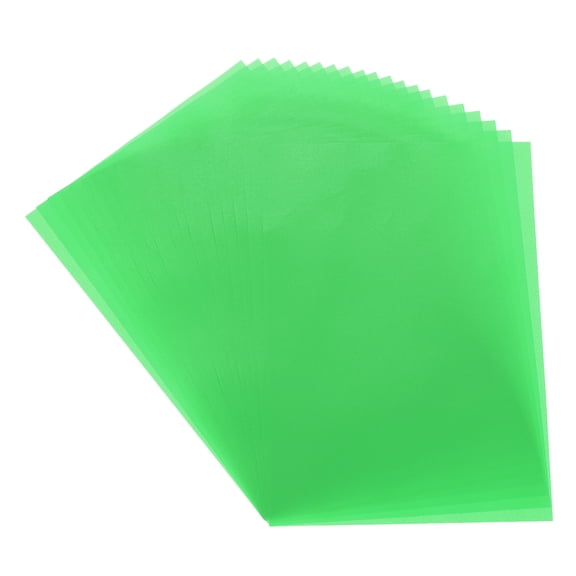 Uxcell Colored Vellum Paper 20 Sheet Green 8.3" x 5.9" Printable Vellum Paper