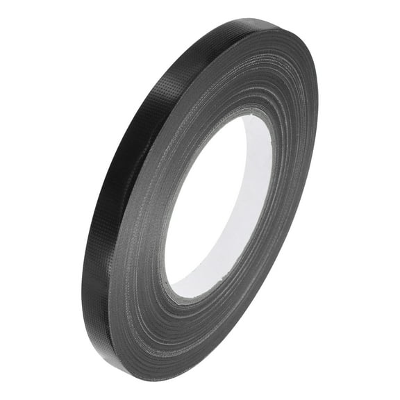 Uxcell Colorful Craft Gaffers Tape Rolls Black 1/2" X 45 Yards Matte Gaffers DIY for Gifts Decoration Cables Taping 1Pcs