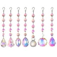 thumbnail image 1 of Uxcell Colorful Crystals Sun Catcher Hanging Suncatcher Prism Pendant for Home Decor 7Pcs, 1 of 4