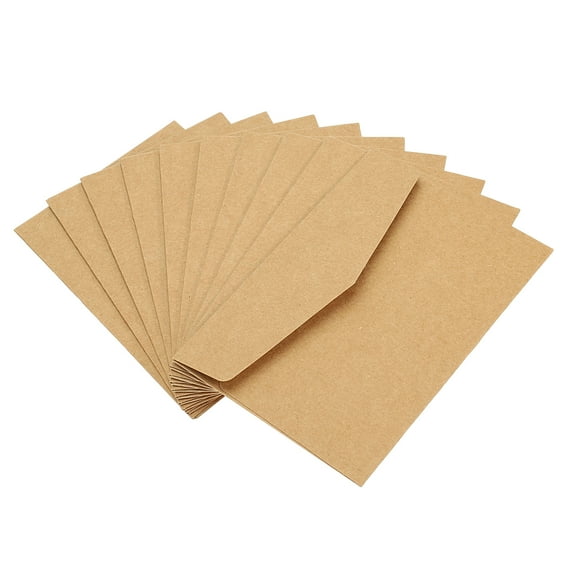 Uxcell Colorful Envelopes Flat Cards for Invitations Weddings, Yellow 25 Pack