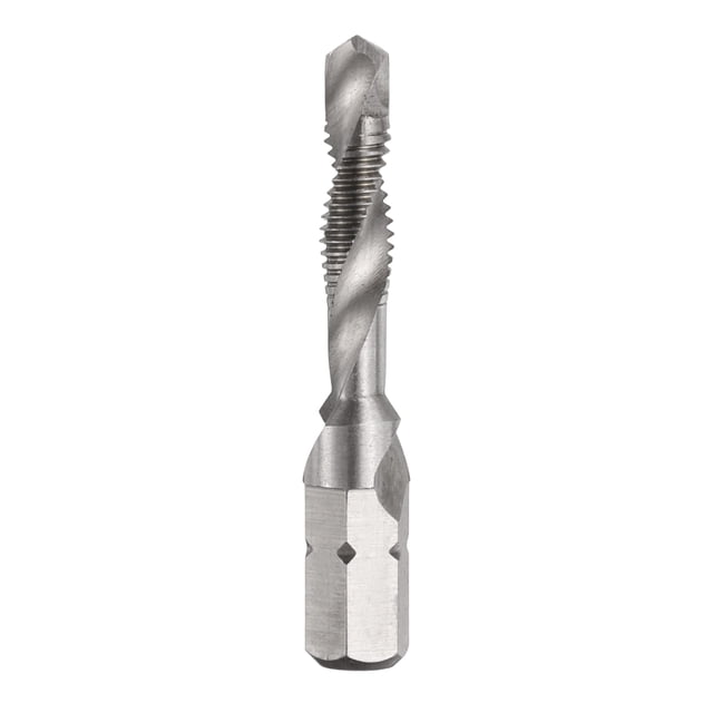 Thread Tap Bit Square Uxcell Combination Drill and Tap Bit Metric M5 x 0.8 Thread 1/4