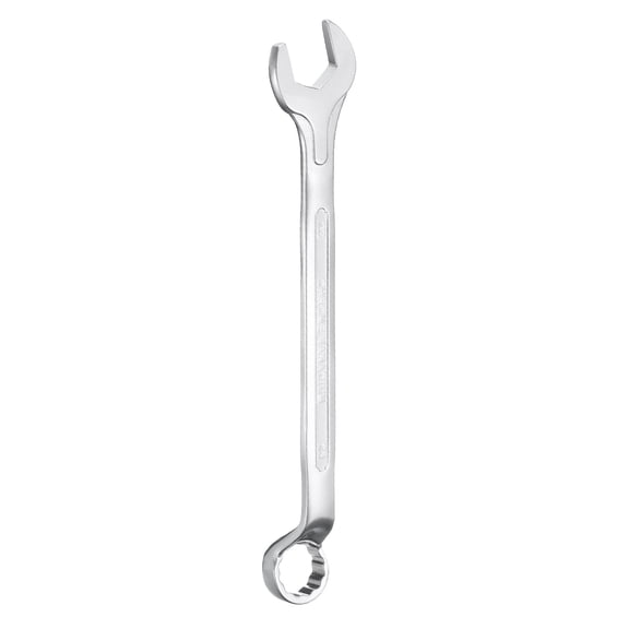 Uxcell Combination Wrench Offset 23mm 75-Degree 12-Point Box End and 15 Angled Open End Metric CR-V Steel Nickel Plated Multi-function Spanners for Mechanics DIY Enthusiasts