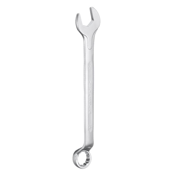 Uxcell Combination Wrench Offset 24mm 75-Degree 12-Point Box End and 15 Angled Open End Metric CR-V Steel Nickel Plated Multi-function Spanners for Mechanics DIY Enthusiasts