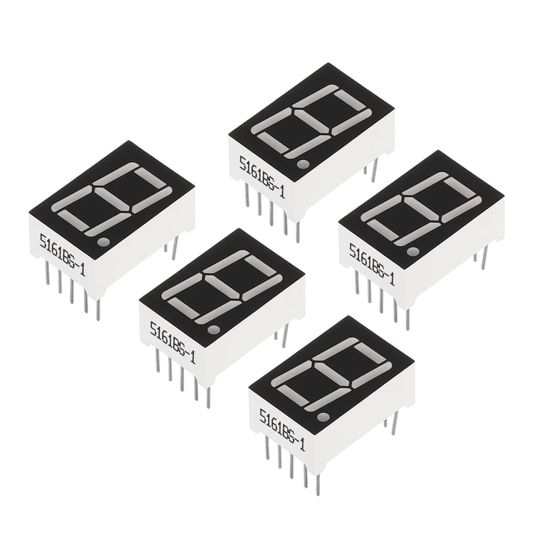 Uxcell Common Anode 7 Segment 10 Pin 1 Bit 2.1V 0.56