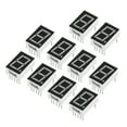 thumbnail image 1 of Uxcell Common Cathode 7 Segment 10 Pin 1 Bit 2.2V 0.56" LED Display Digital Tube Yellow Green 10 Pack, 1 of 6