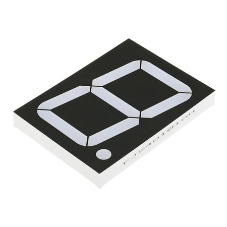 Uxcell Common Cathode 7 Segment 10 Pin 1 Bit 9.5V 4" Digit Height LED Display Digital Tube Red