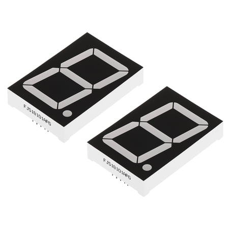 Uxcell Common Cathode 7 Segment 10 Pin 1 Digit 6V LED Display Digital Tube Green 2 Pack