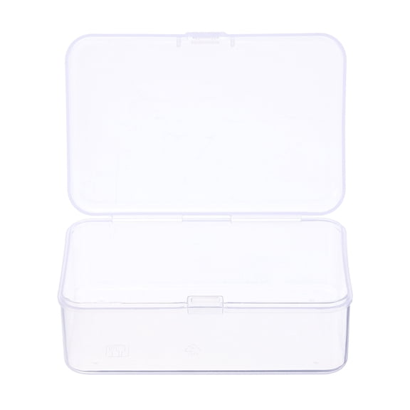 Uxcell Component Storage Box 3.54" PP Electronic Organizer Box with Cover Hardware Containers Tools Boxes