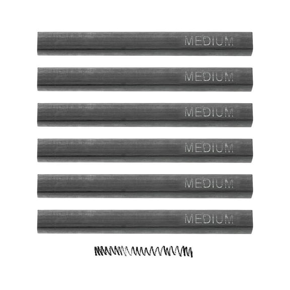 Uxcell Compressed Charcoal Sticks, Medium Grade Square Vine Charcoal Sticks Set Art Supplies for Painting Drawing Sketching Shading Artists Beginners(Pack of 6)